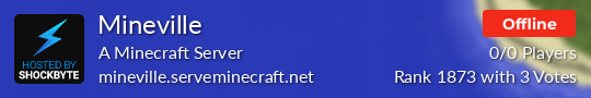 Mineville - Enjoy the Fun Minecraft server
