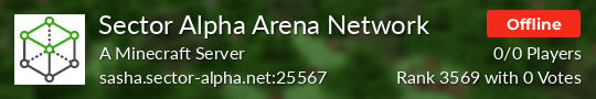 Sector Alpha Arena Network Minecraft server
