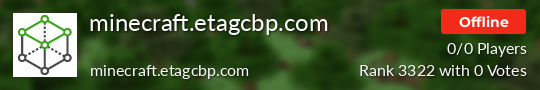 minecraft.etagcbp.com Minecraft server