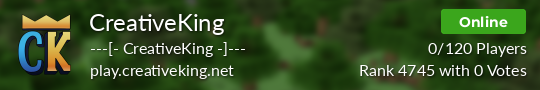 CreativeKing Minecraft server