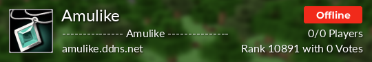 Amulike Minecraft server