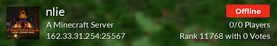 nlie Minecraft server
