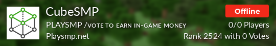 CubeSMP Minecraft server