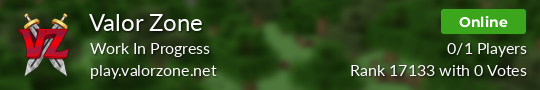 Valor Zone Minecraft server