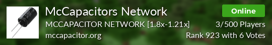 McCapacitors Network Minecraft server