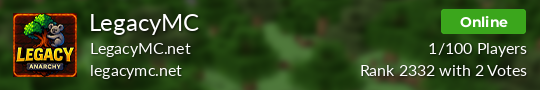 LegacyMC Minecraft server