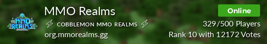 MMO Realms Minecraft server