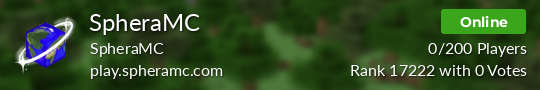 SpheraMC Minecraft server