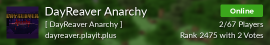 DayReaver Anarchy Minecraft server
