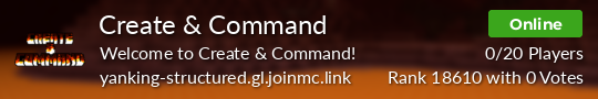 Create & Command Minecraft server