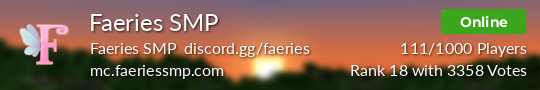 Faeries SMP Minecraft server