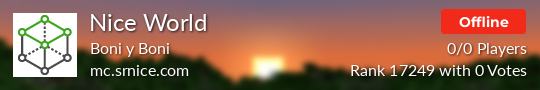 Nice World Minecraft server