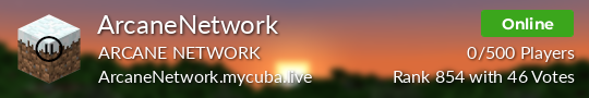 ArcaneNetwork Minecraft server