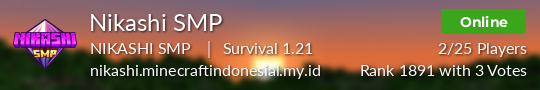 Nikashi SMP Minecraft server